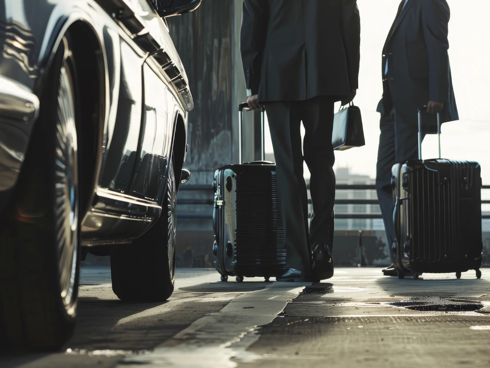Atlanta executive managing a tight travel schedule efficiently